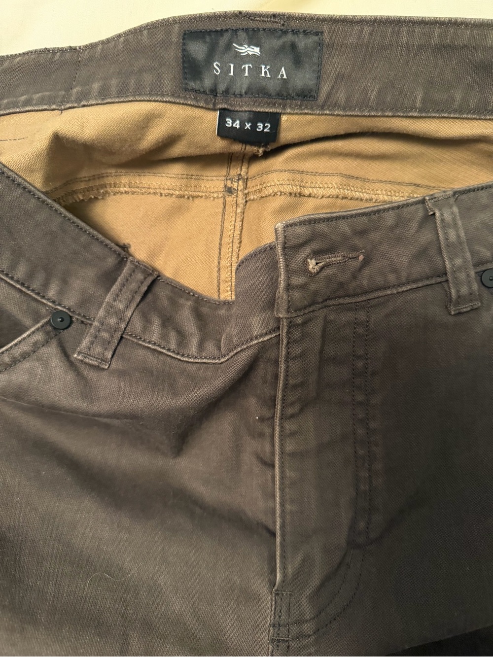 Sitka Men's Brown Chinos - 34 x 32